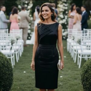 Max & Cleo Black Sleeveless Dress